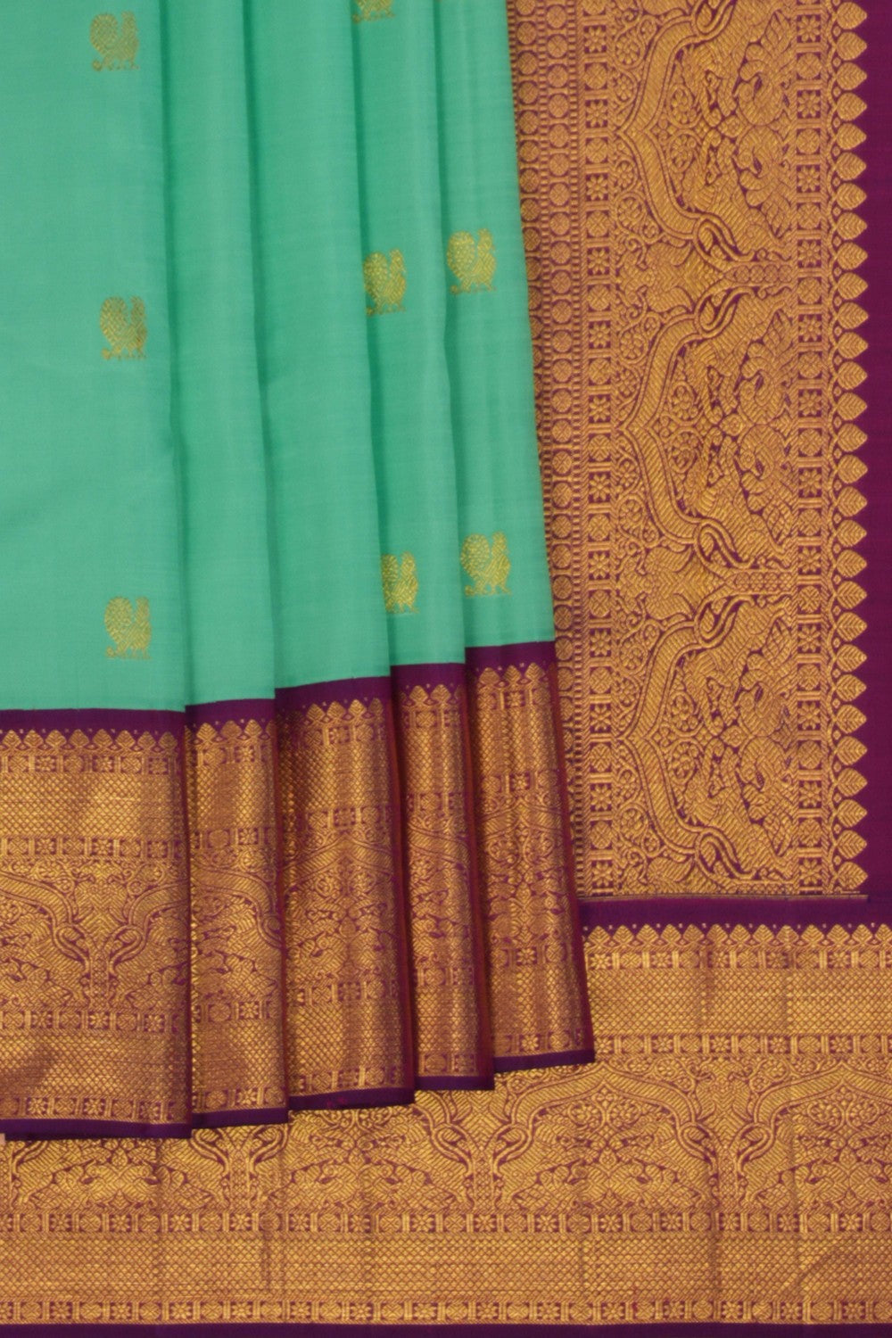 Image of Arani Silk Green Saree